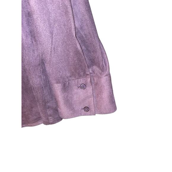 Chico’s Smooth Suede‎ Shirt – Size 3 (Equivalent to 14-16 Misses) – NWT - Picture 5 of 6